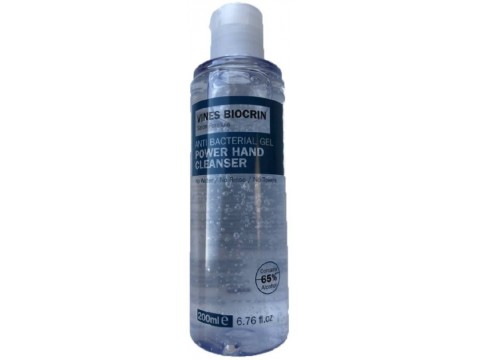 Osmo alkoholinė dezinfekavimo priemonė rankoms Vines Biocrin Anti Bacterial Gel Power Hand Cleanser 200ml Osmo alkoholinė dezinfekavimo priemonė rankoms Vines Biocrin Anti Bacterial Gel Power Hand Cleanser 200ml